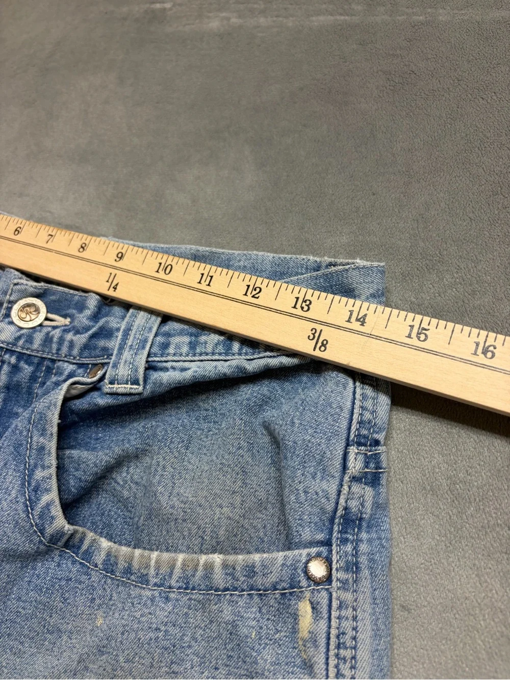 VTG Gasoline Ralph Nakash Denim Shorts 29 Baggy JNCO Style Skate Y2K Distressed